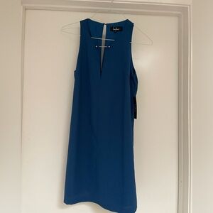 Lulu’s blue dress mini a-line